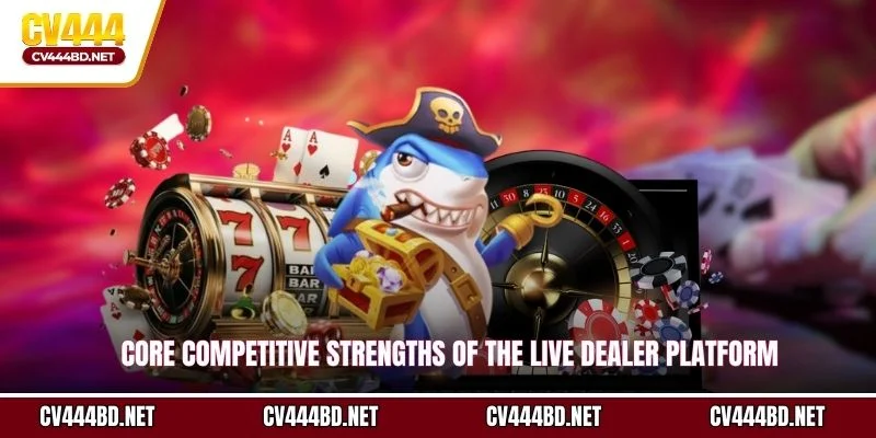 Core competitive strengths of the live dealer Platform