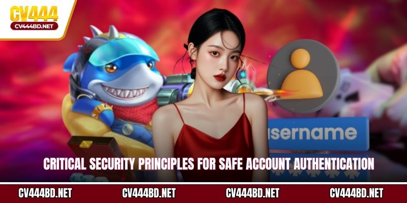 Critical security principles for safe account authentication