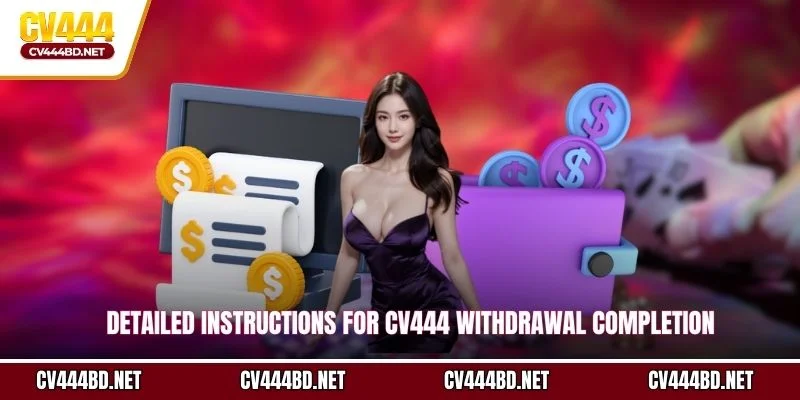 Detailed instructions for CV444 withdrawal completion
