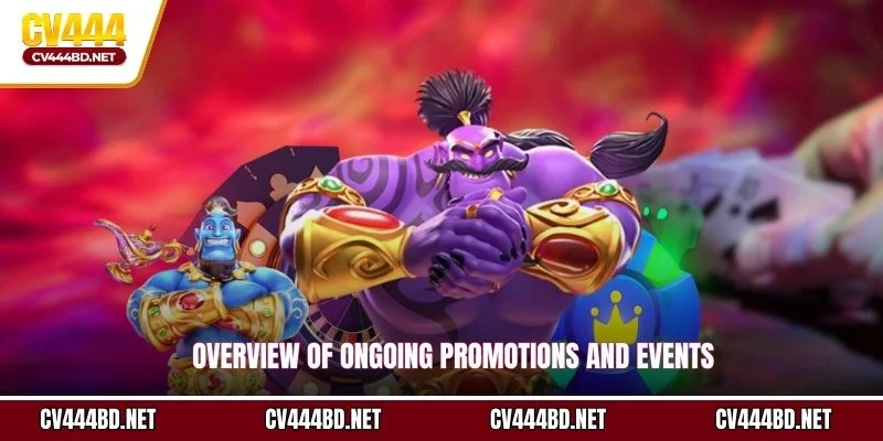 Overview of ongoing CV444 promotions and events