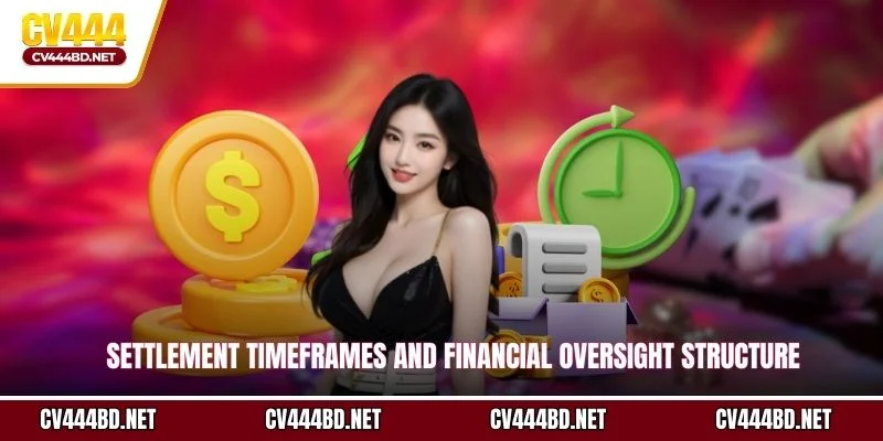 Settlement timeframes and financial oversight structure