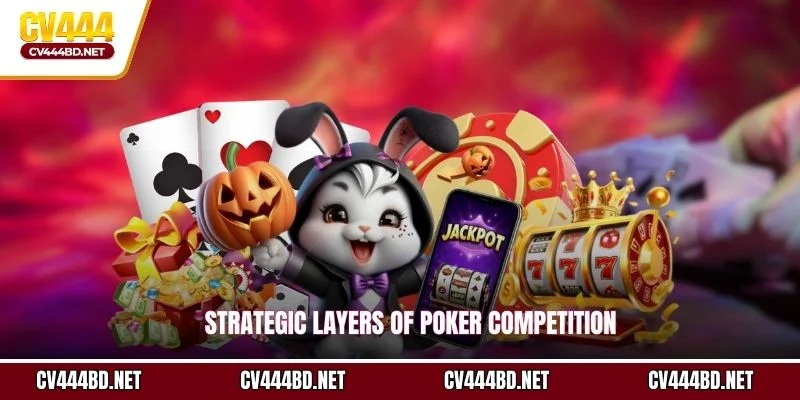 Strategic layers of Poker competition