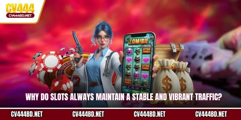 Why do slots always maintain a stable and vibrant traffic?