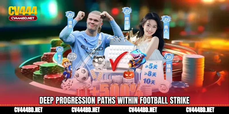 Deep progression paths within Football Strike