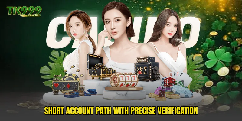 Short account path with precise verification